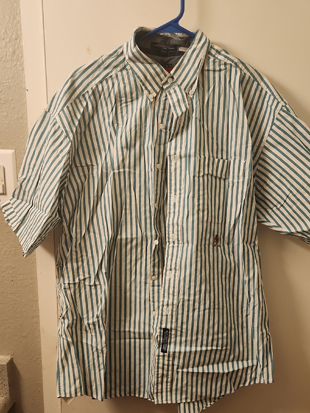 Tommy Hilfiger Stripes Button up 17 -1/2